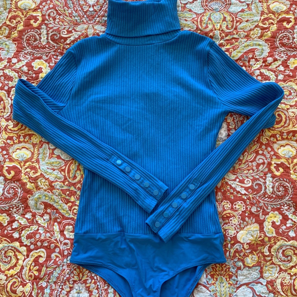 j crew ribbed turtleneck bodysuit